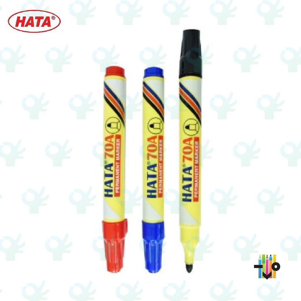 Hata Permanent Marker 70A Black/Blue/Red